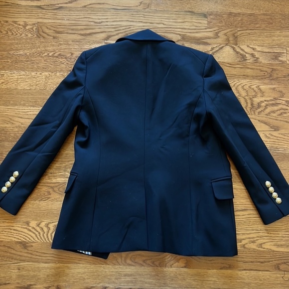 Veronica Beard Miller Dickey Jacket (black with gold buttons, size 4) - Picture 4 of 6